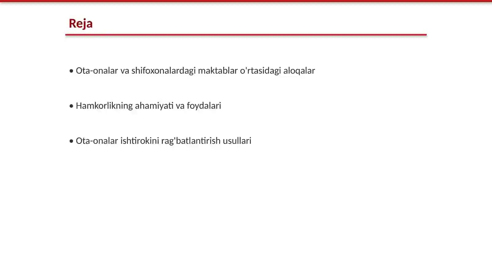 Shifoxonalardagi maktablarda ota-onalar bilan hamkorlik 2