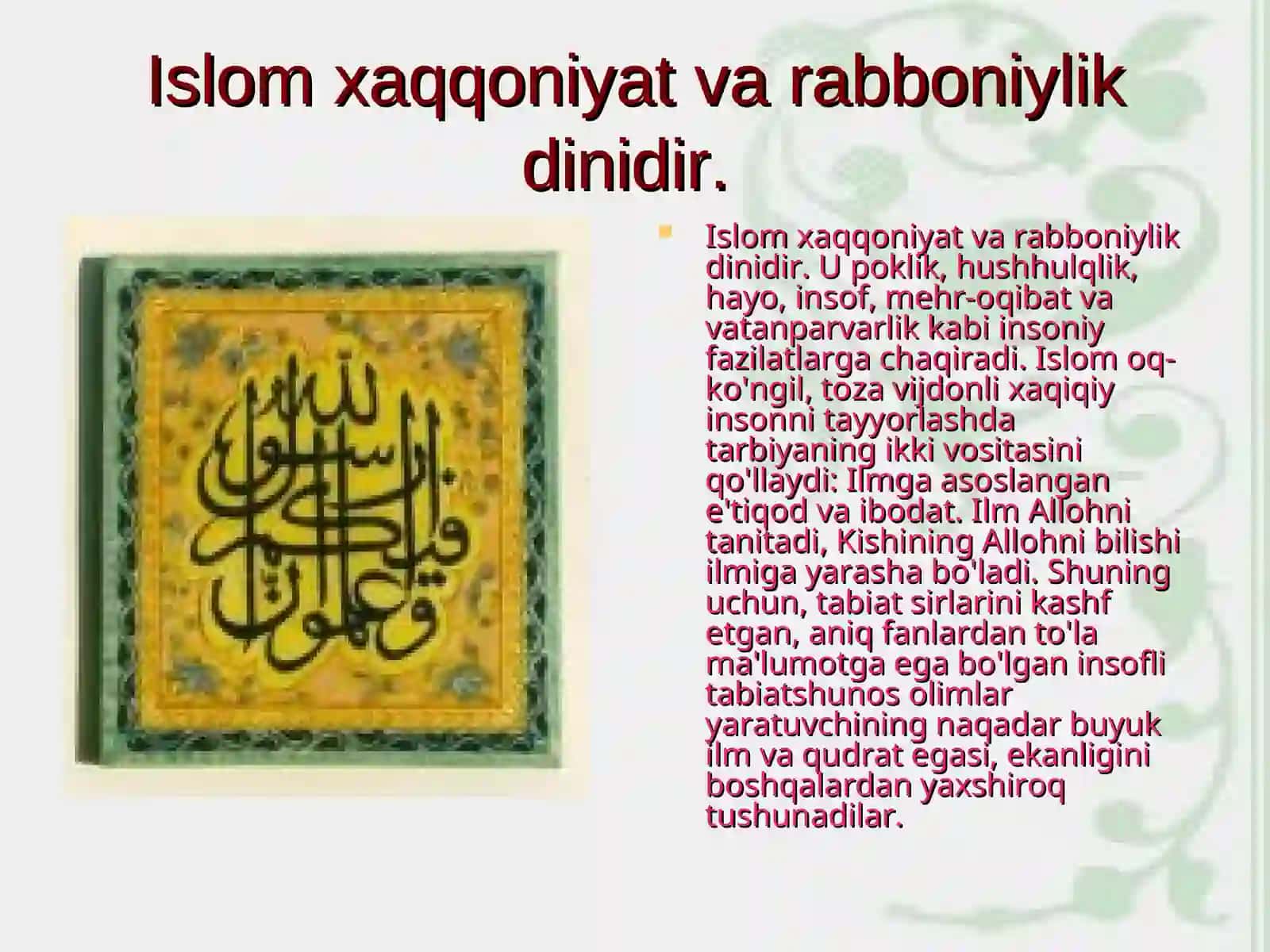 Islom dini 2