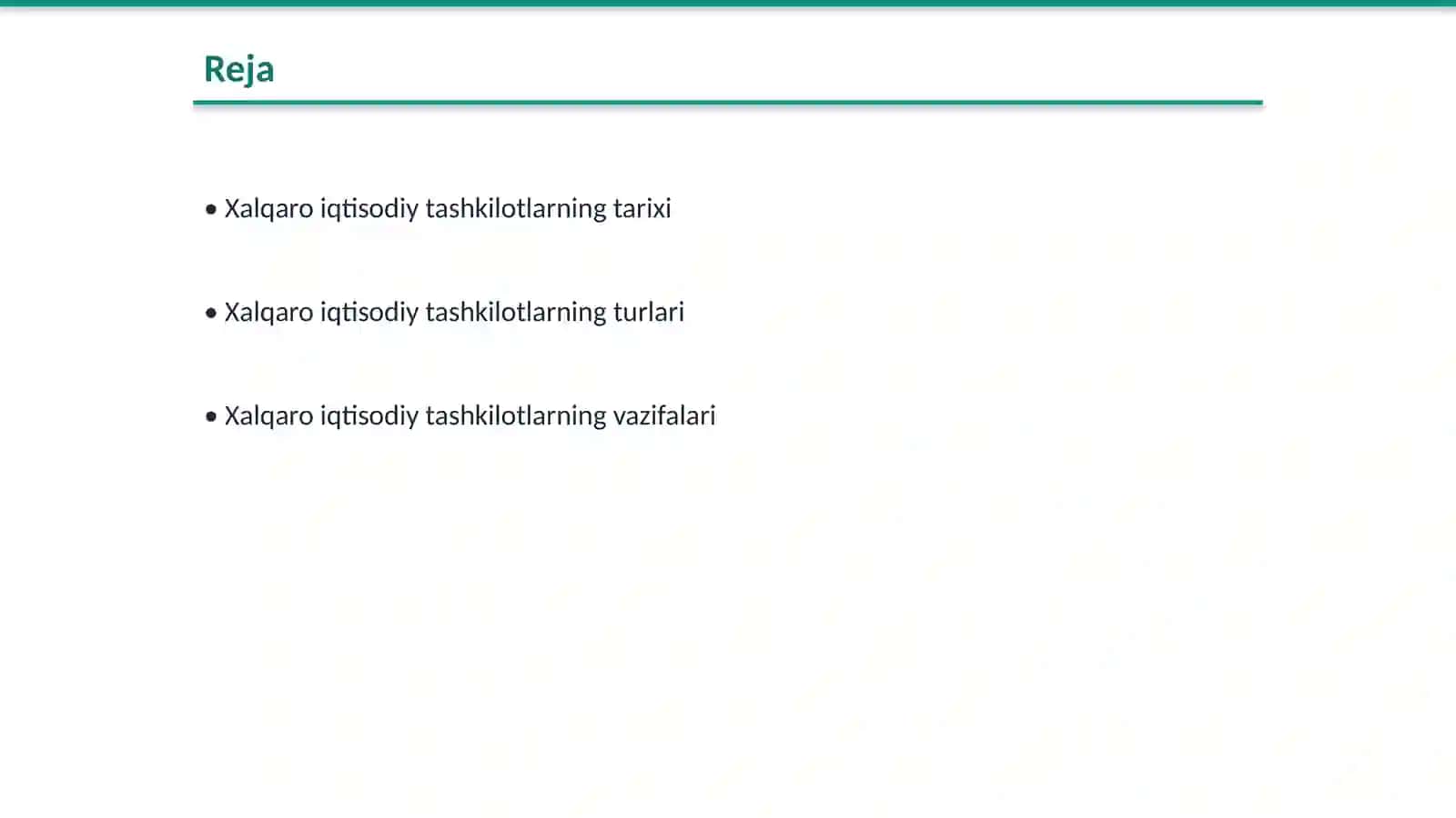 Xalqaro iqtisodiy tashkilotlar 2