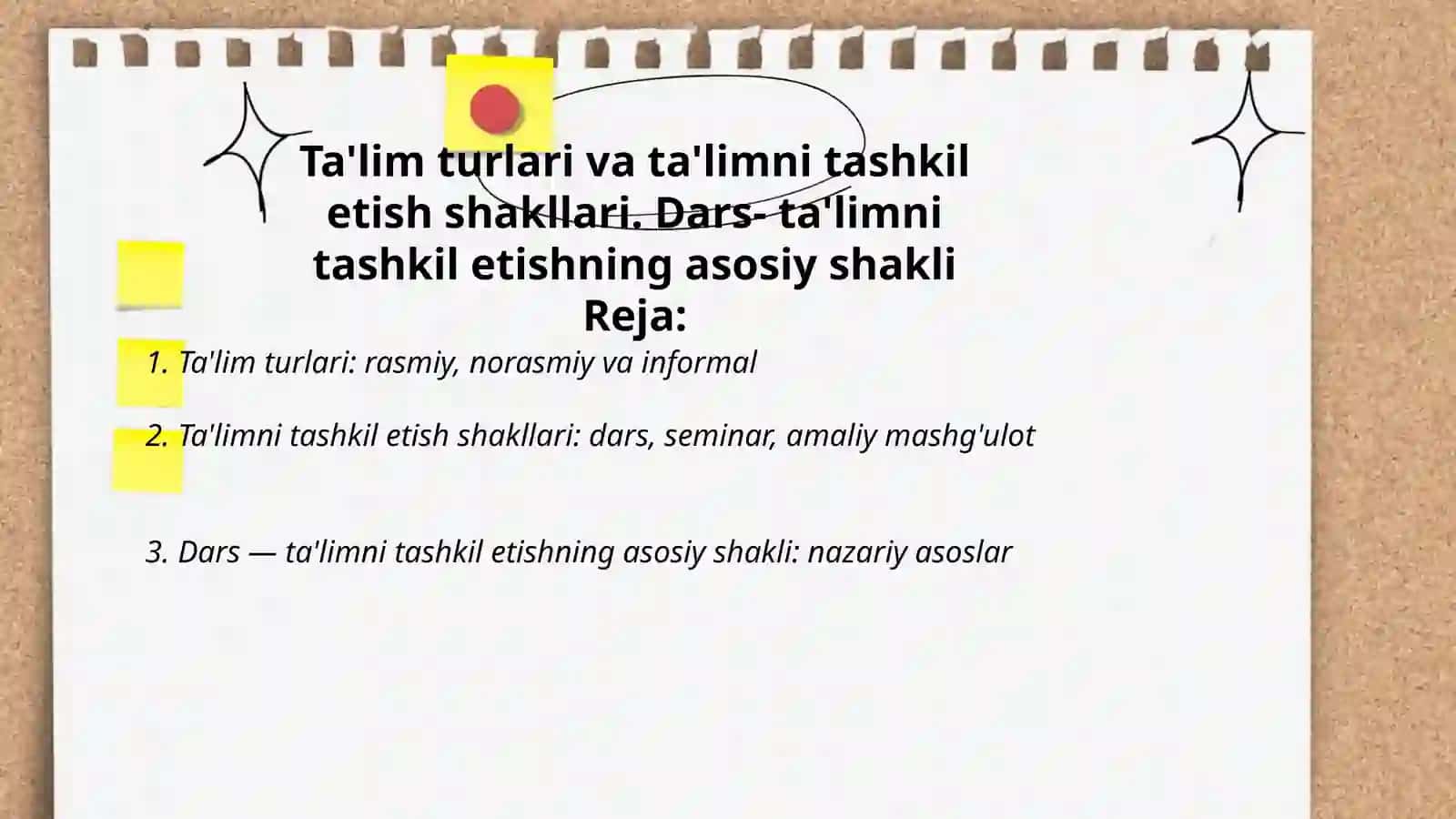 Akramova Muxsinabonunig Umumipedagogika fanidan tayyorlangan taqdimoti 2