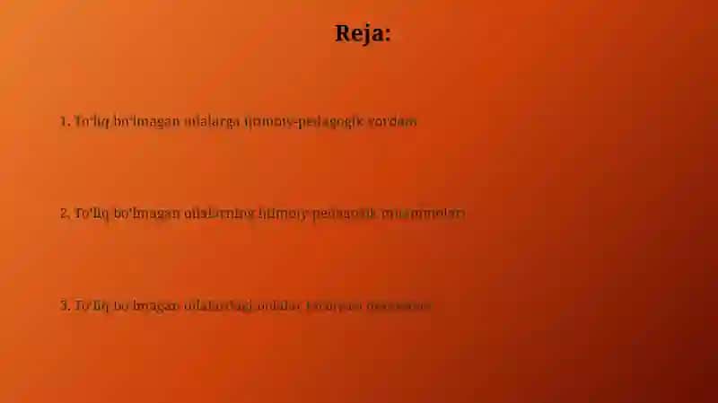 Notöliq oilaning ijtimoiy pedagogik muammolari 2