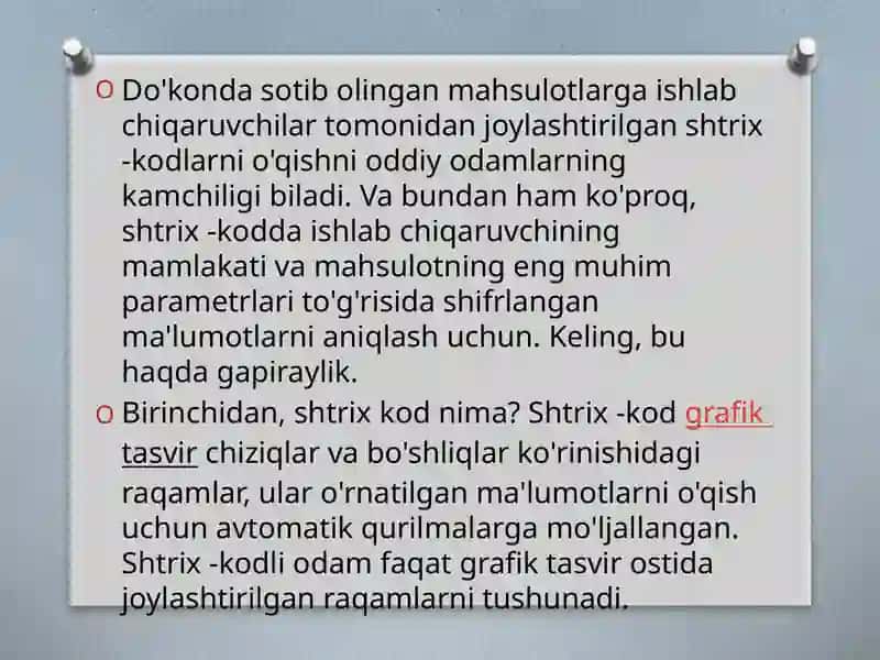 Shtrix kodlash davr talabi 2