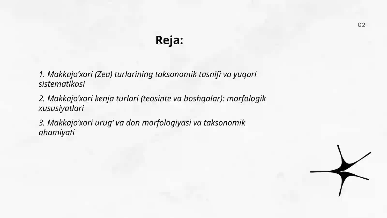 Makkajoʻxori turlari 2