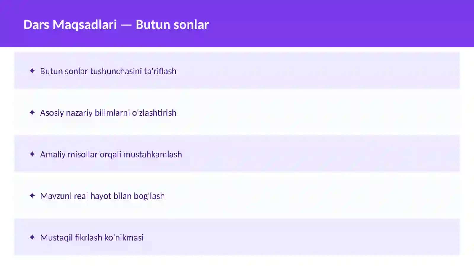 Matematika - Sonlar nazariyasi 2