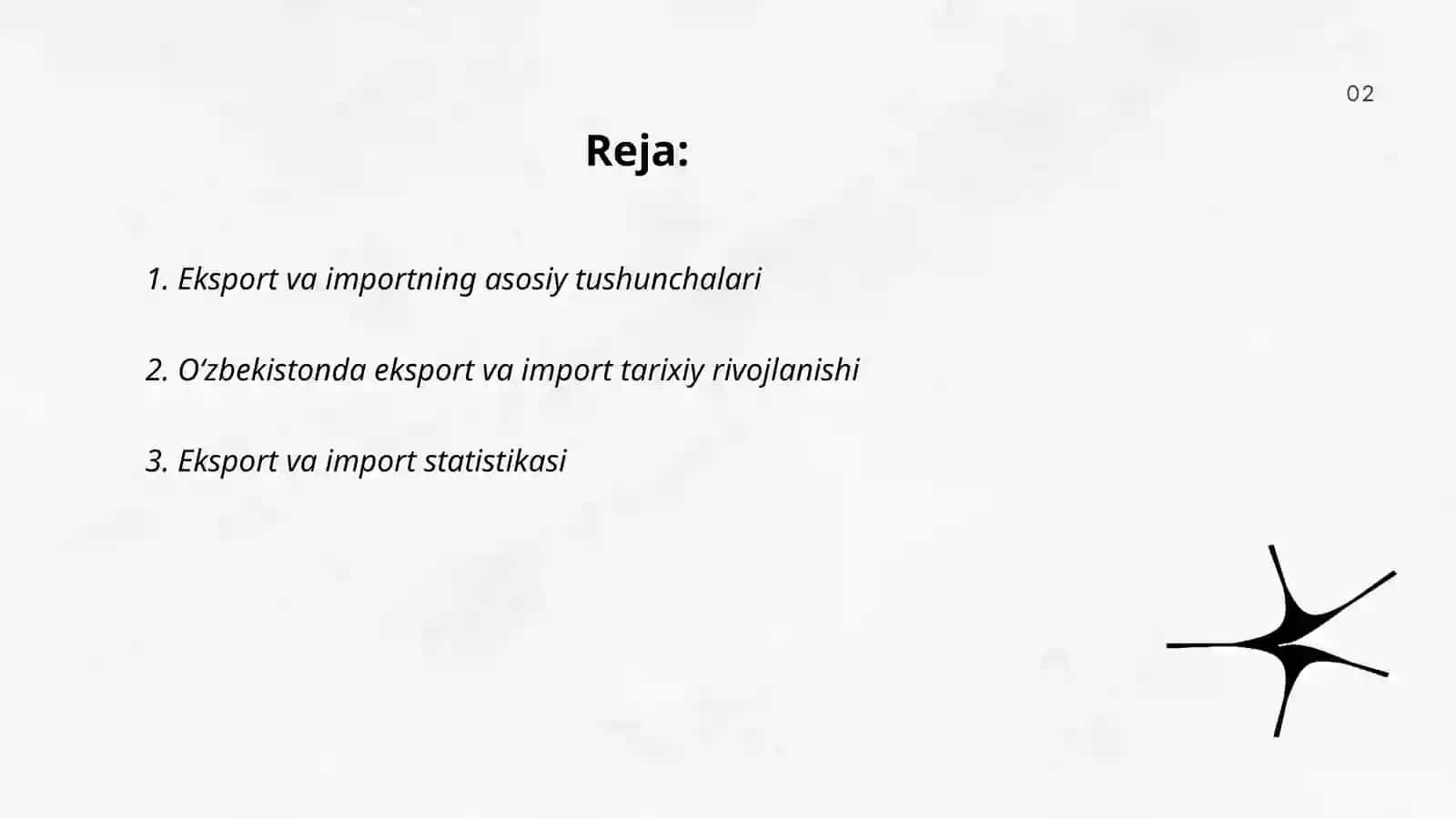 Ona tili Eksport va import 2
