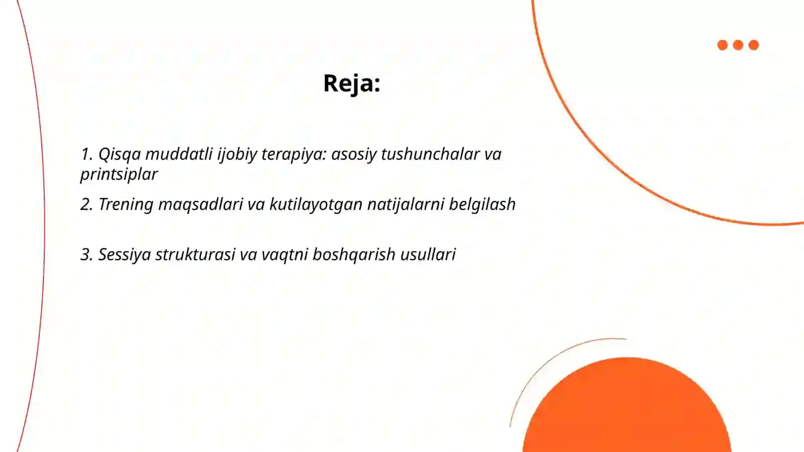 Qisqa muddatli ijobiy terapiya 2