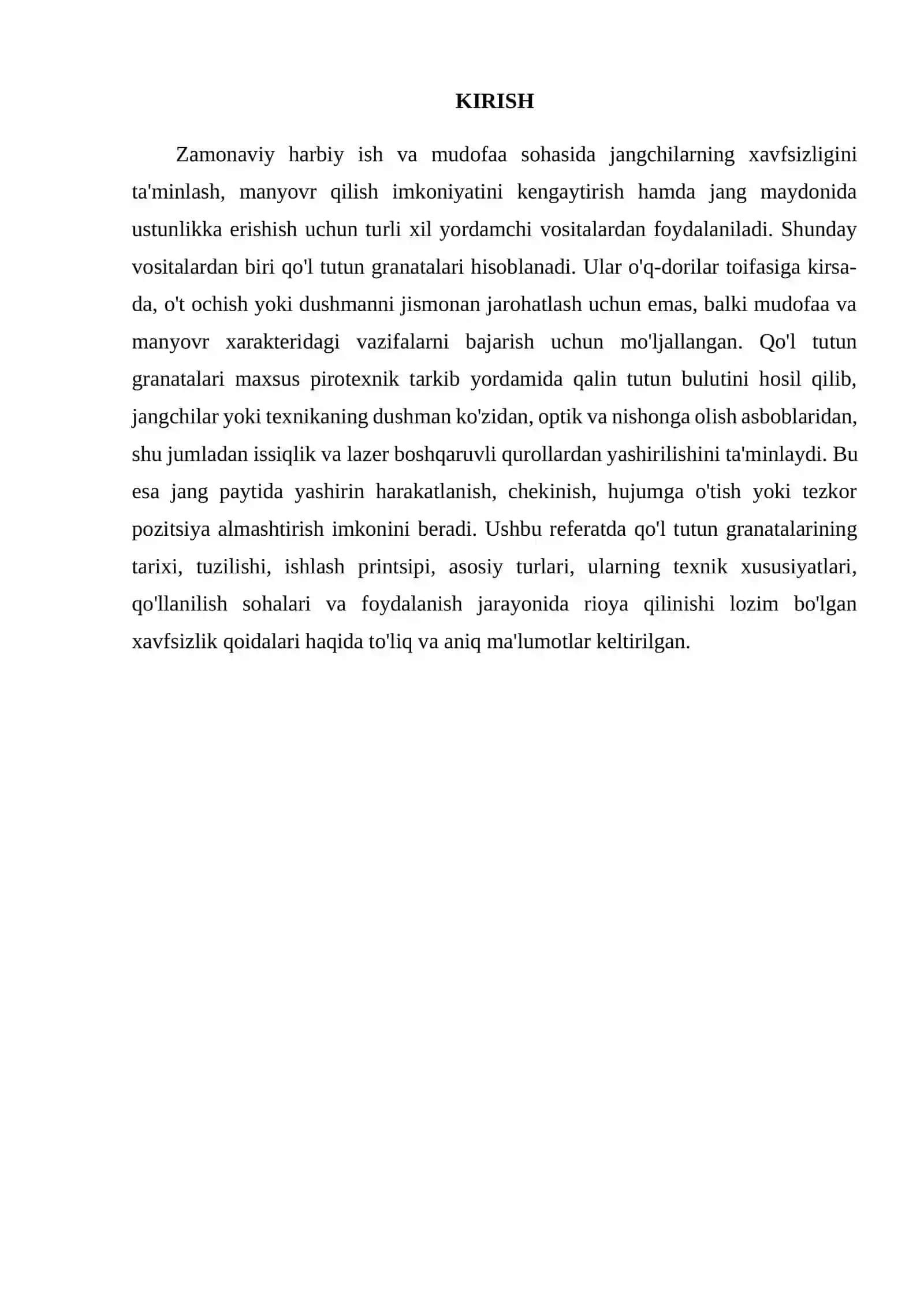 Qoʻl bola tutun granatalari haqida 2