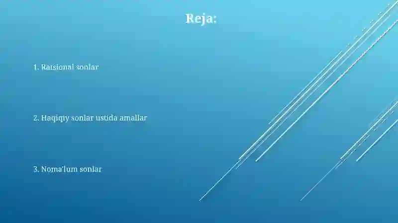 Ratsional sonlar 2