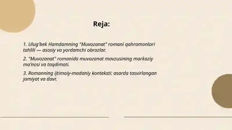"Muvozanat" romani 2