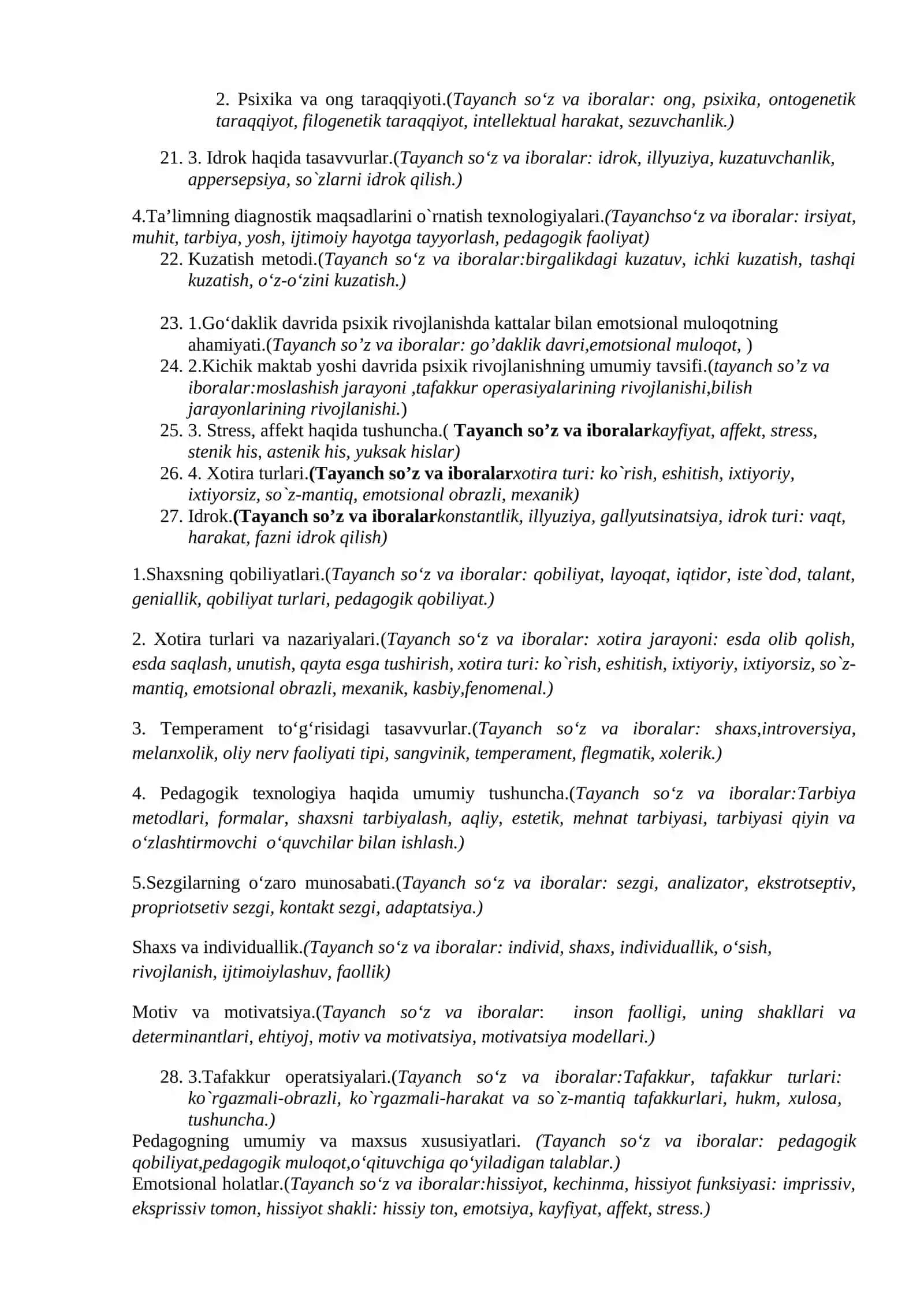 Yoshga oid psixologiyada metodlarni qo‘llashning o‘ziga xos xususiyatlari 2
