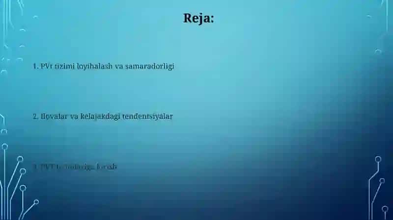 Quyosh fotoelektrik-issiqlik qurilmalari 2