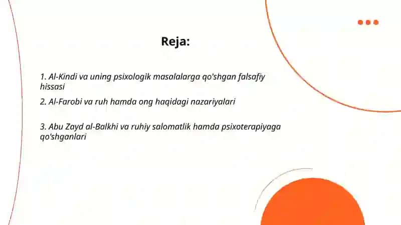 Al-Kindi va uning psixologik masalalarga qo'shgan falsafiy hissasi 2