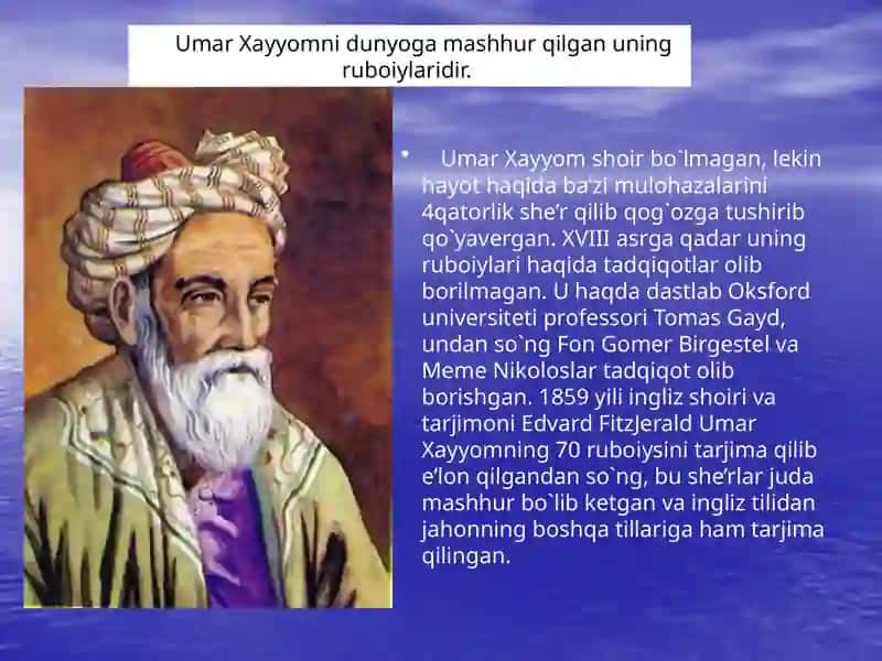 UmarXayyom 2