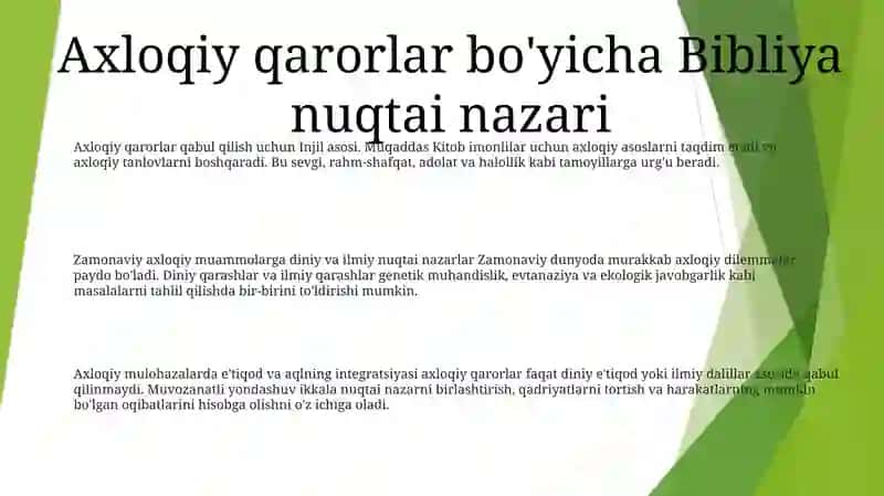 Etikaning Zamonaviy Muammolariga Diniy Va Ilmiy Yondashuvlar 2