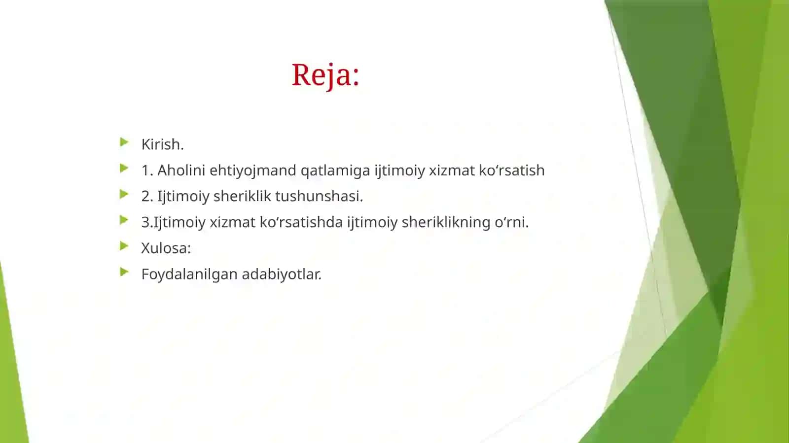 Aholini ehtiyojmand qatlamiga ijtimoiy xizmat ko’rsatishda ijtimoiy sherikchilikning o’rni. 2