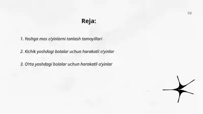 Harakatli O‘yinlar Risolati 2