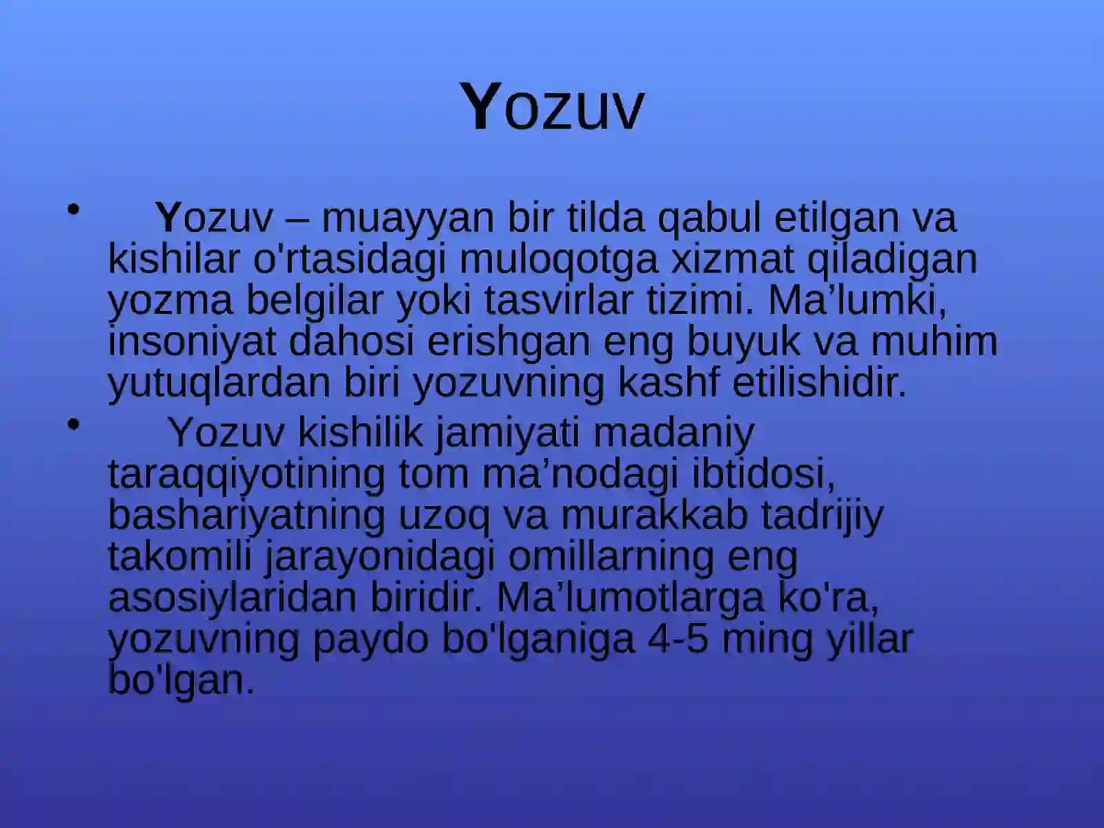 YOZUVtarixivaturlari 2