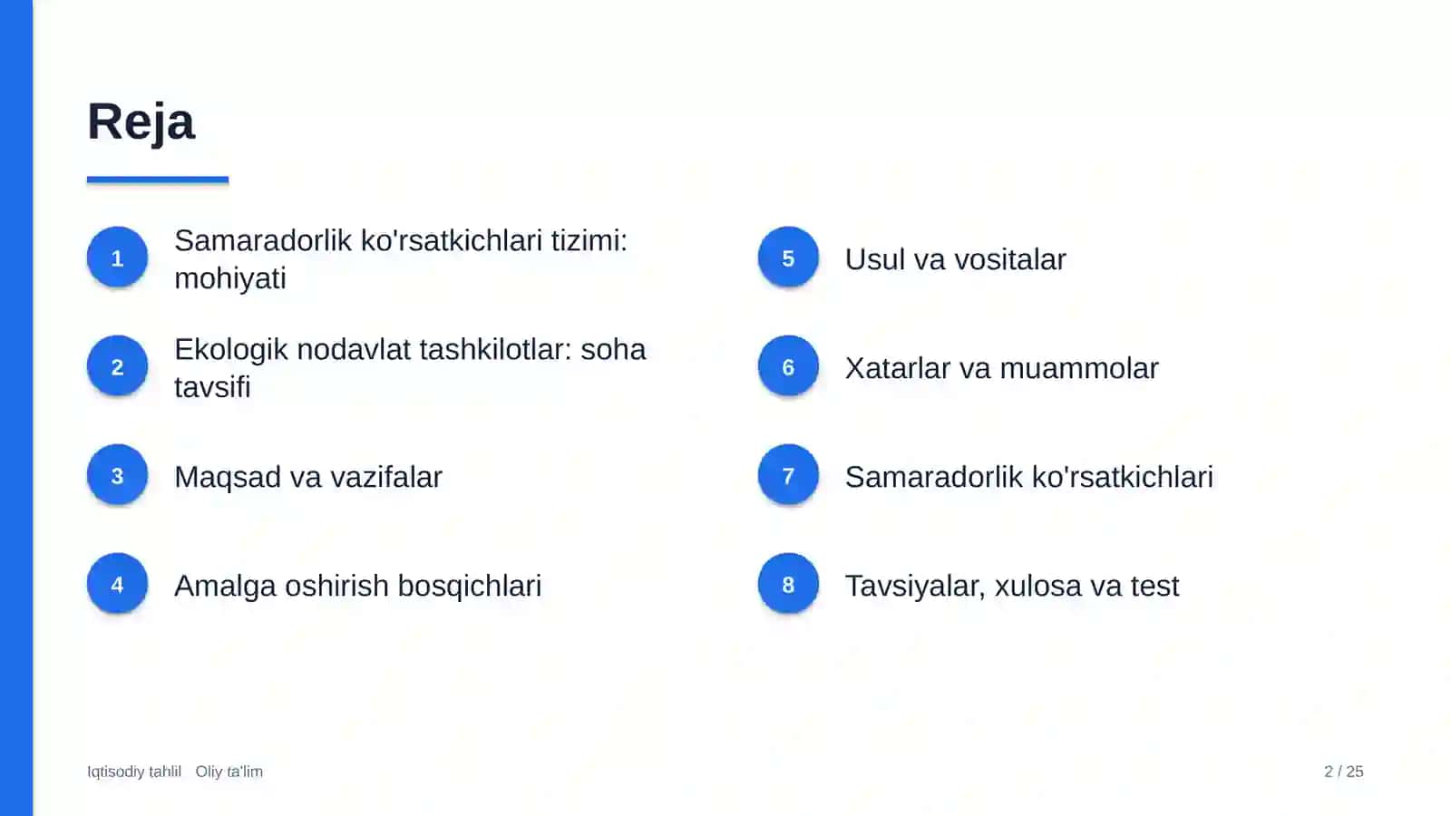 ekologik nodavlat tashkilotlarda samaradorlik ko'rsatkichlari tizimi 6279 2