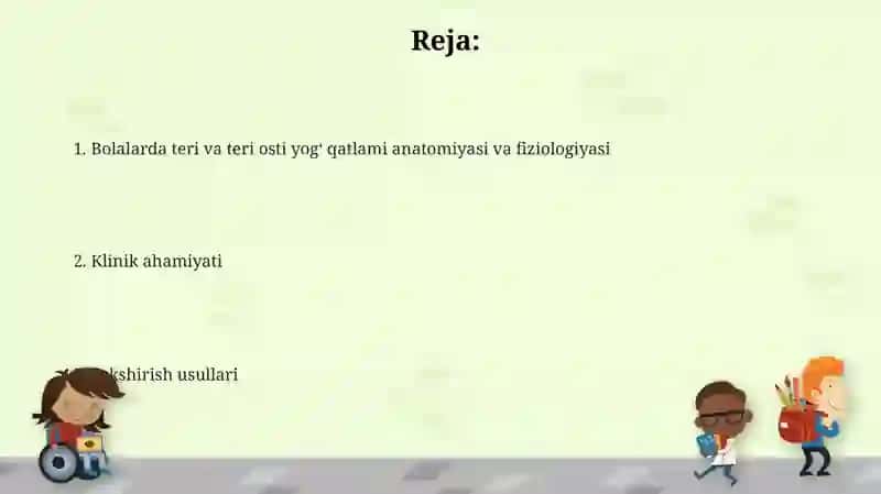 Bolalarda teri va teri osti yog‘ qatlami anatomiyasi va fiziologiyasi 2