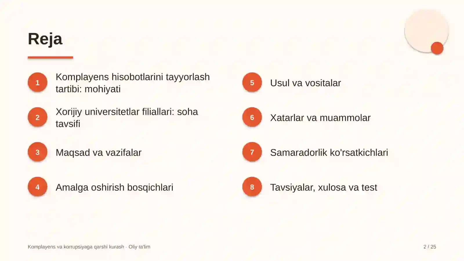 xorijiy universitetlar filiallarida komplayens hisobotlarini tayyorlash tartibi 8937 2