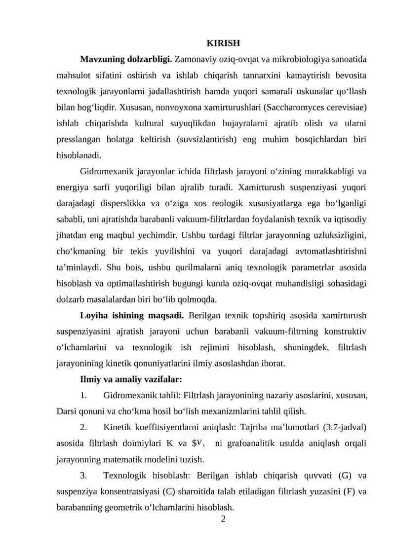 Xamirturush uskunalari texnologiyasi 2