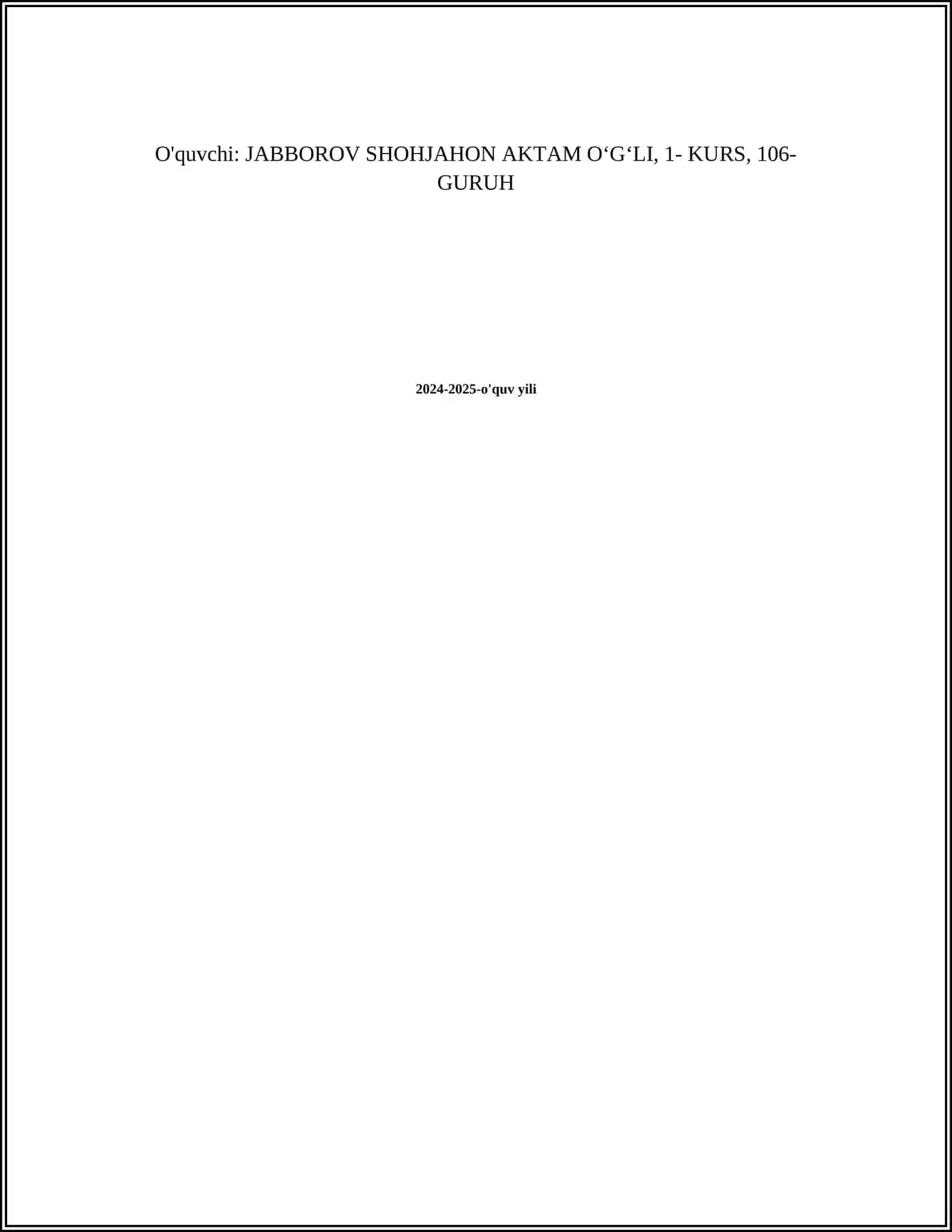 UMUMIY GENETIKA ASOSLARI 2