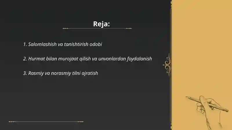 Kasbiy muloqot odobi 2