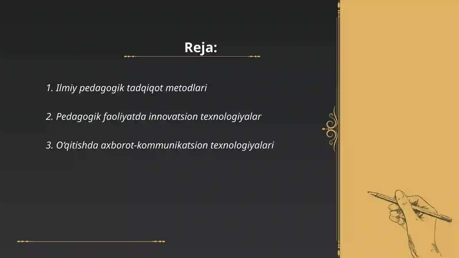 Ilmiy pedagogik tadqiqot metodlari 2