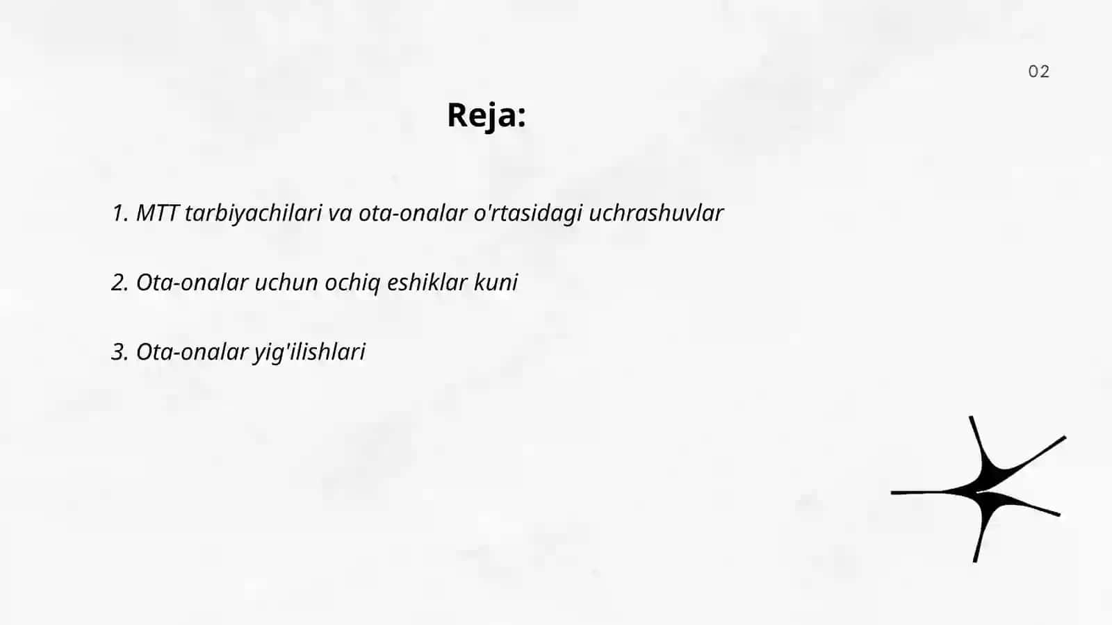 MTT tarbiyachilari ota-onalar va oila hamkorligidagi eng keng tarqalgan ish shakllari va usullari 2