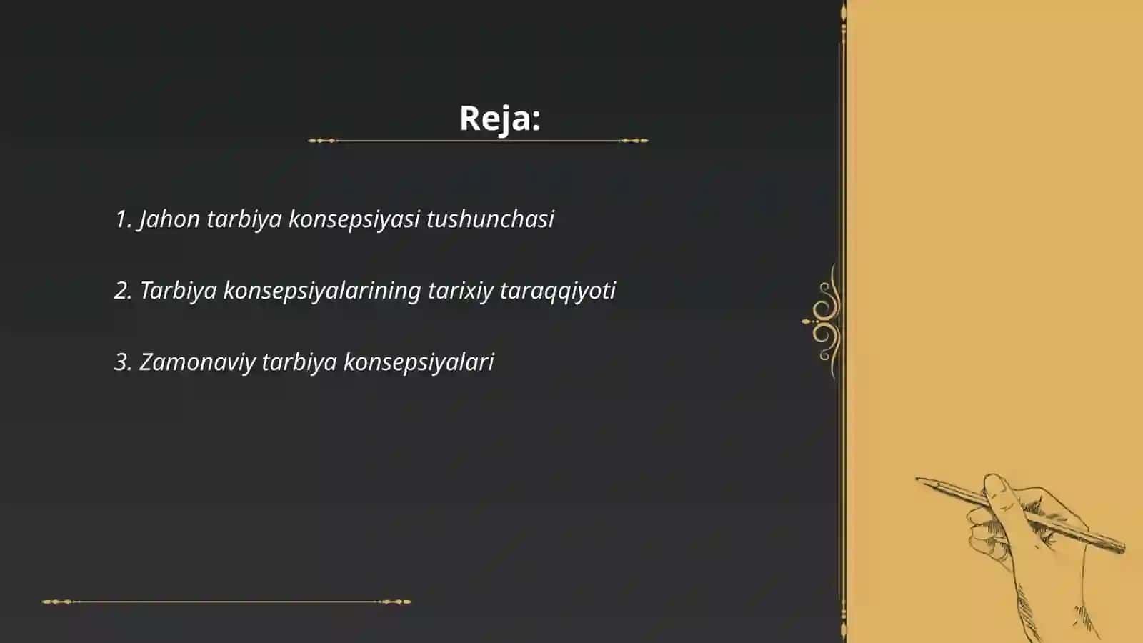 Jahon tarbiya konsepsiyasi namunalarining qiyosiy-pedagogik tahlili 2