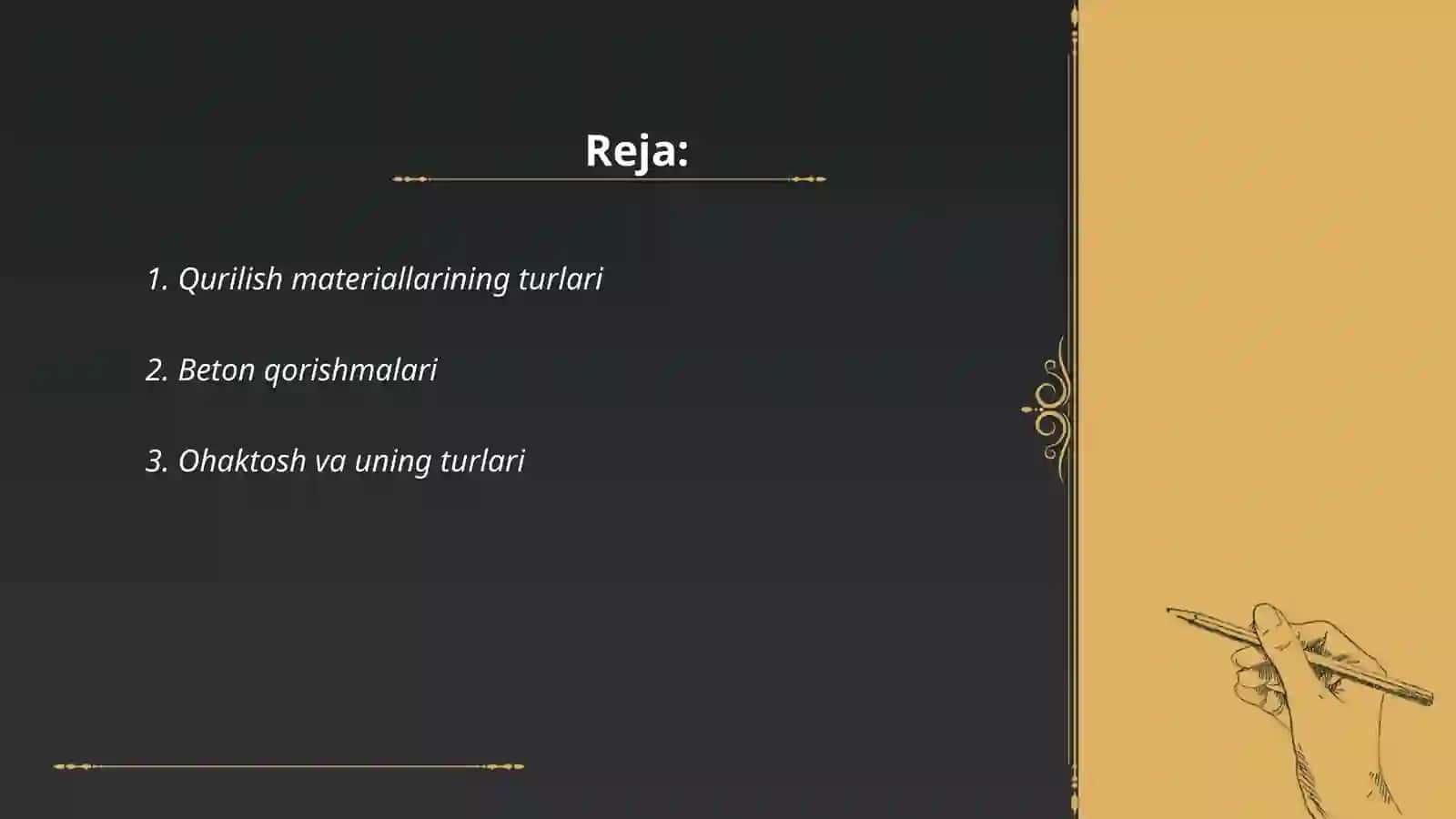 Qurulish qorishmalari klasifikatsiyasi 2