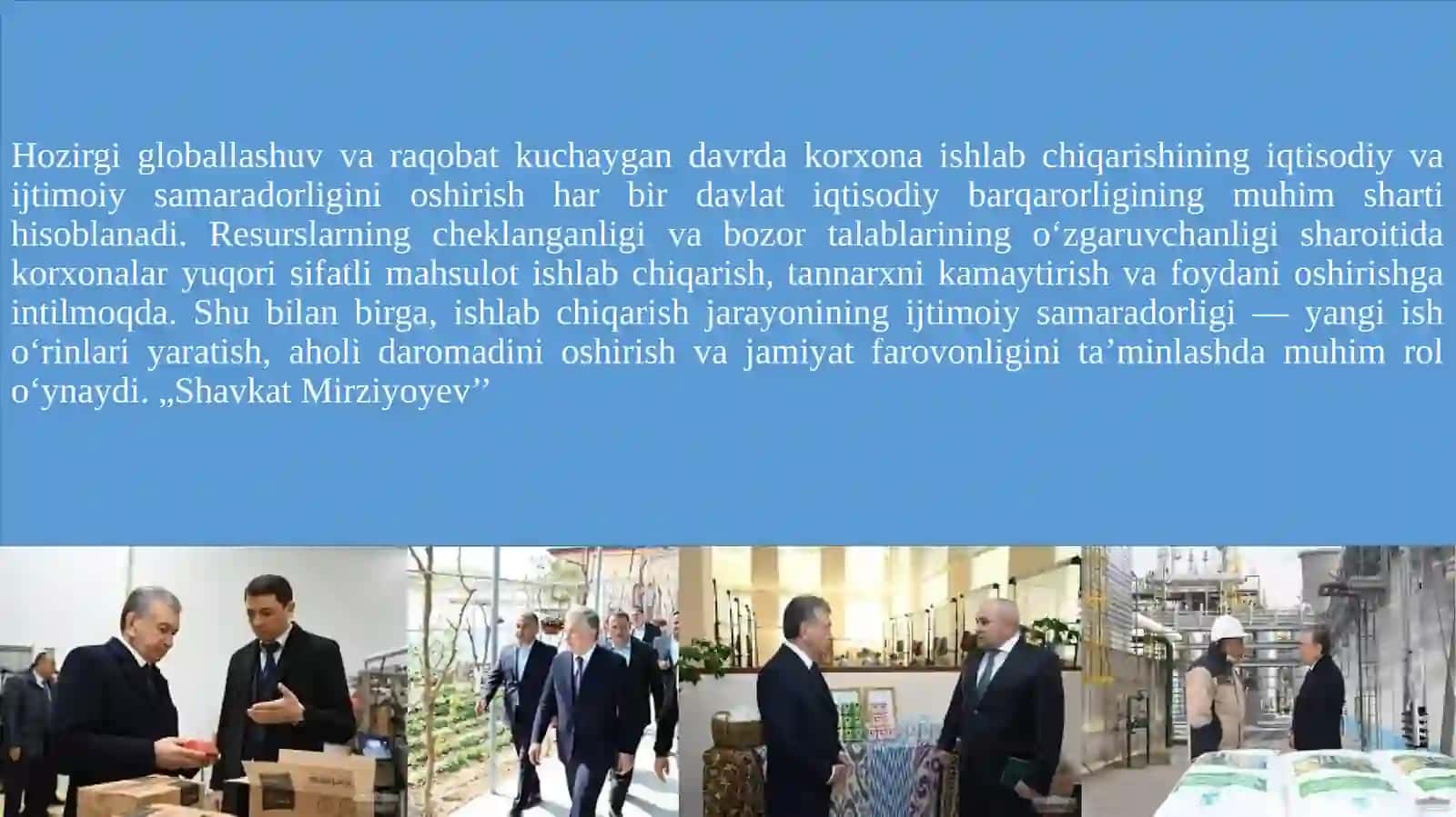 Korxona faoliyatining iqtisodiyotdagi roli. 2