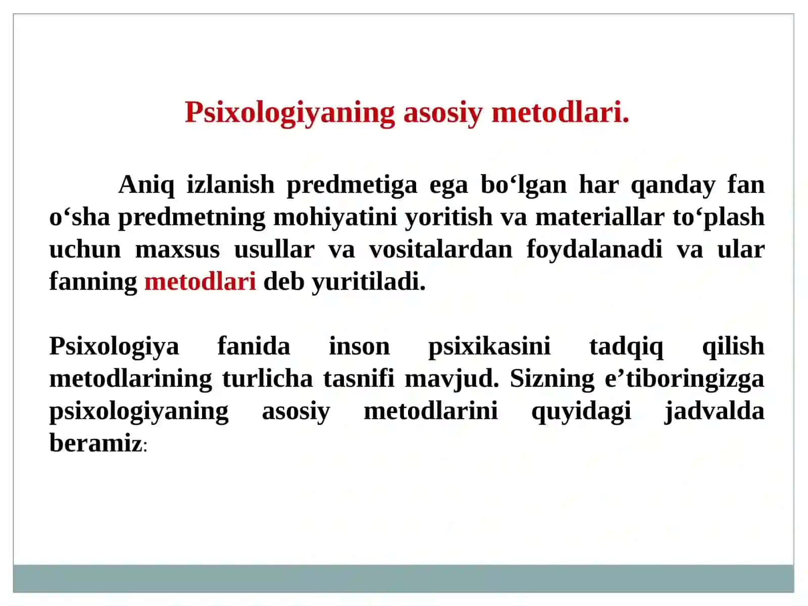 ILMIY TATQIQOT METODLARI 2