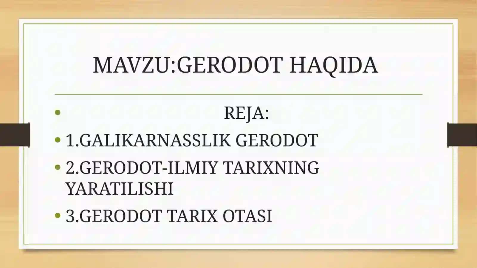 GERODOT HAQIDA 2