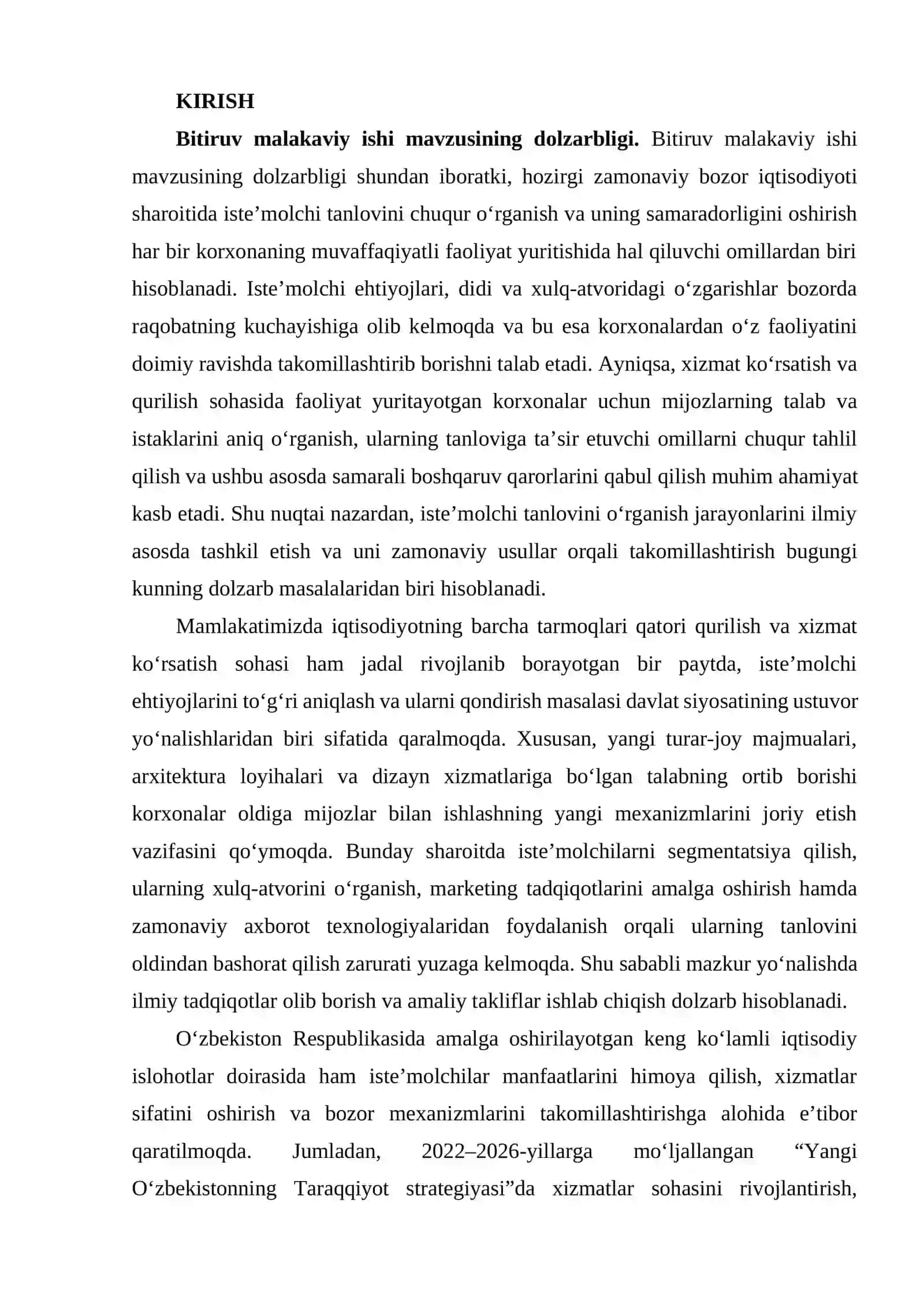 ISTE’MOLCHI TANLOVINI O‘RGANISH SAMARADORLIGINI OSHIRISH YO‘NALISHLARI 2