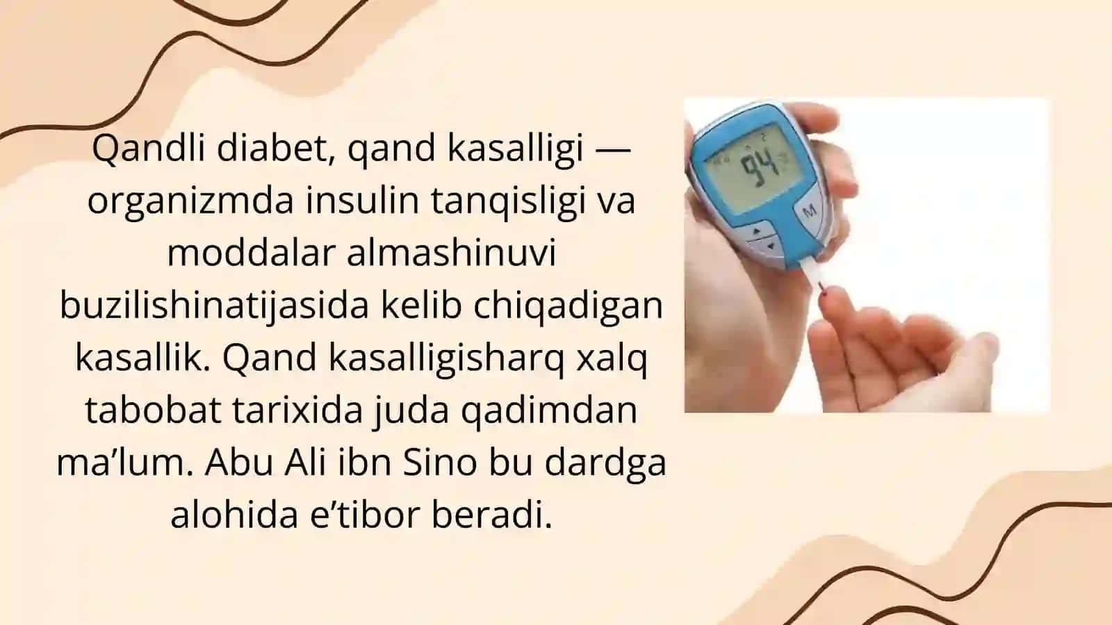 Qandli diabet va ochlikdagi ketonuriya va ketonemiya 2