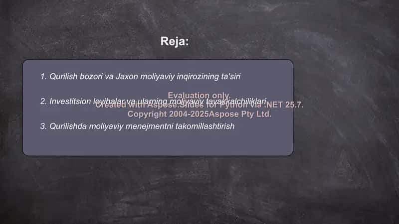 Jaxon moliyaviy iqtisodiy inqirozi sharoitida qurilish iqtisodini isloh qilish muammolari 2