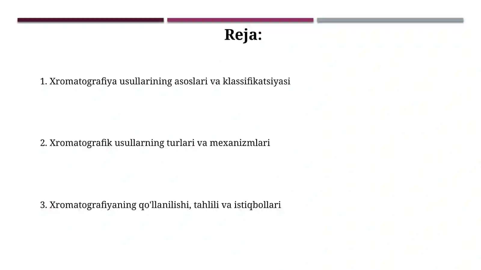 Xromatografik usullar va ularning mohiyati 2