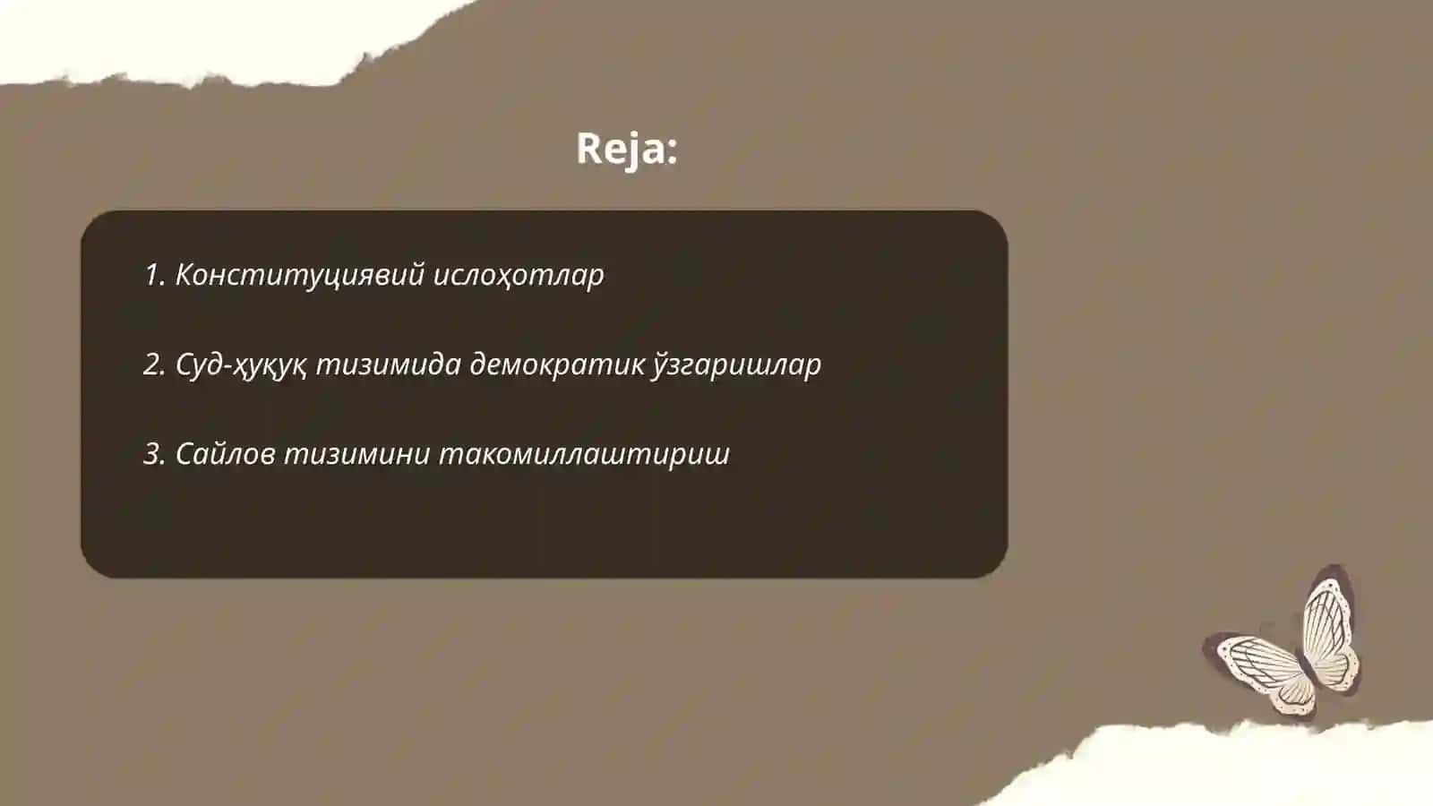 Конституциявий ислоҳотлар 2