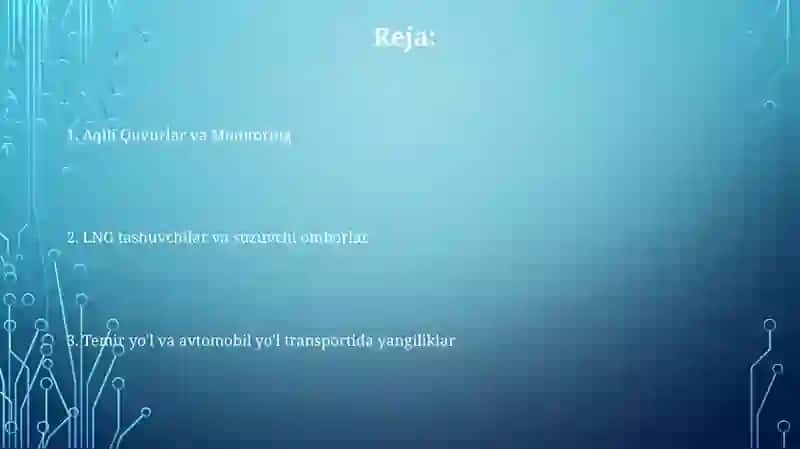 Neft-gaz kondensatini uzatish sanoatdagi yangi zamonoviy texnalogiyalari 2