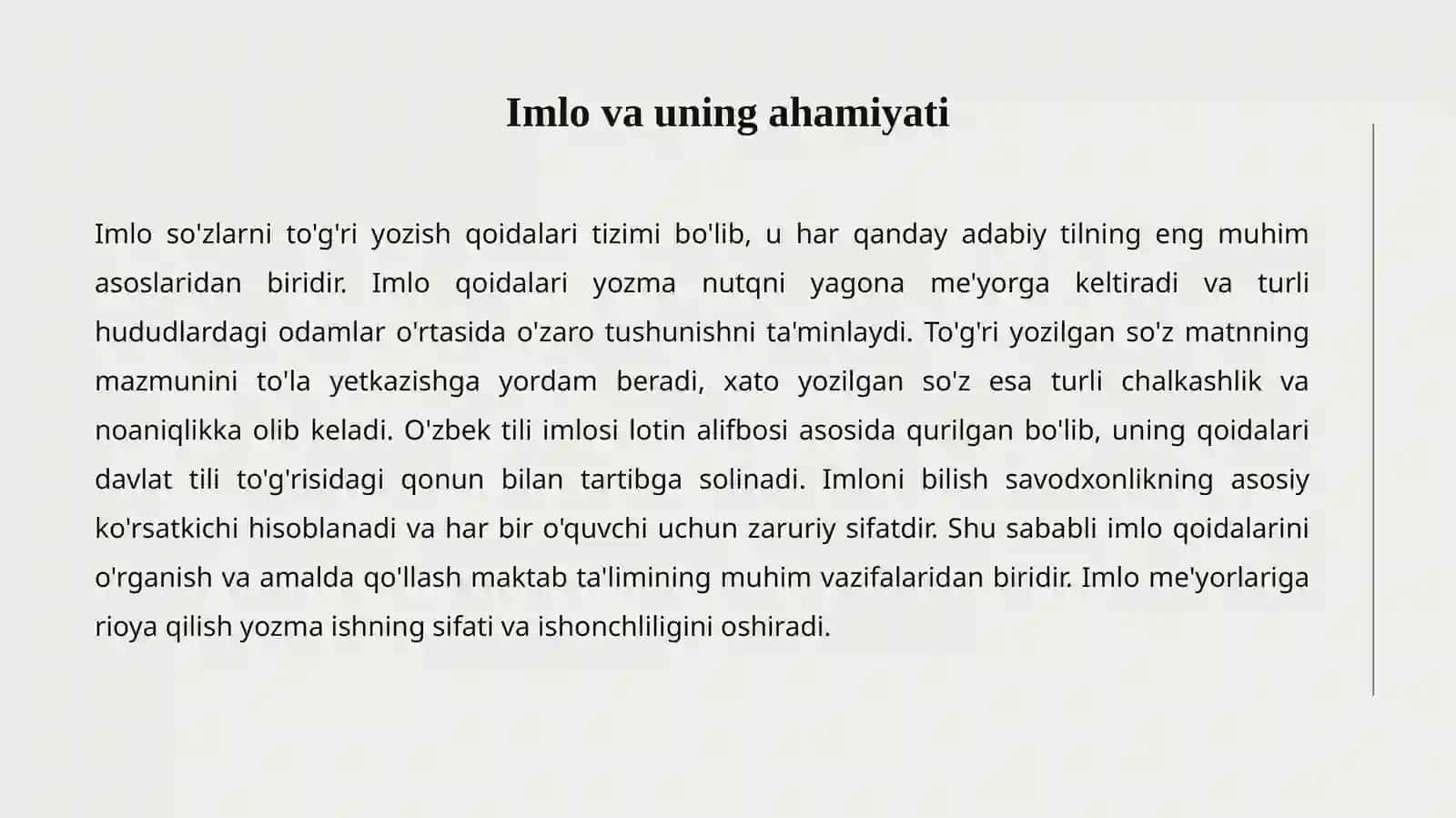 O'ZBEK TILINING ASOSIY IMLO QOIDALARI 2
