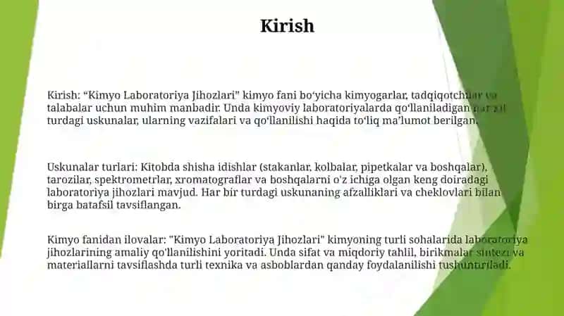 Kimyo Laboratoriya Jihozlari 2