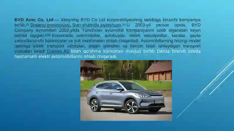 BYD Auto ishlab chiqarish korxonasi 2