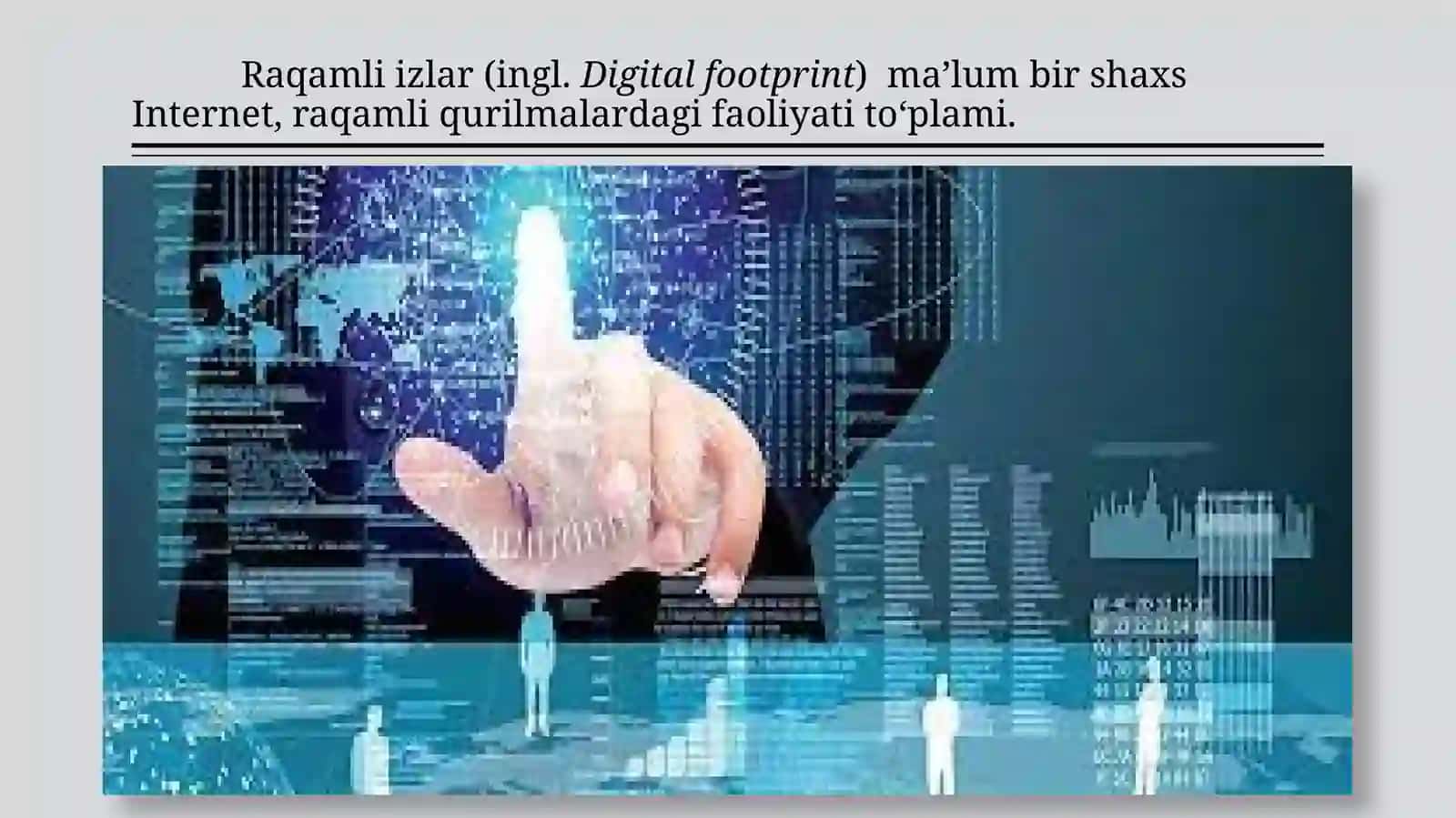 Raqamli izlar va ularning turlari 2