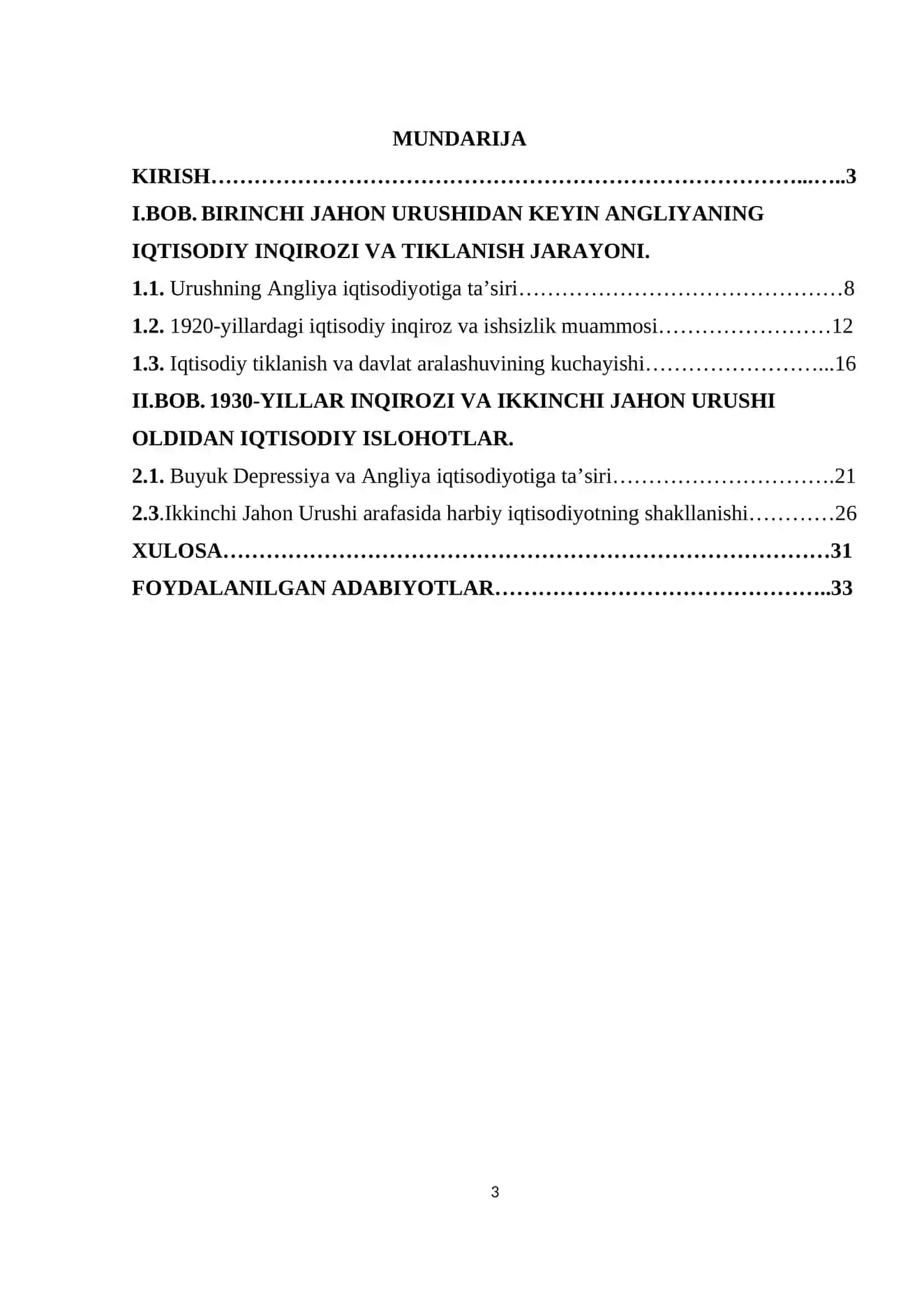 Ikkinchi jahon urushida Angliya Kurs ishi 2