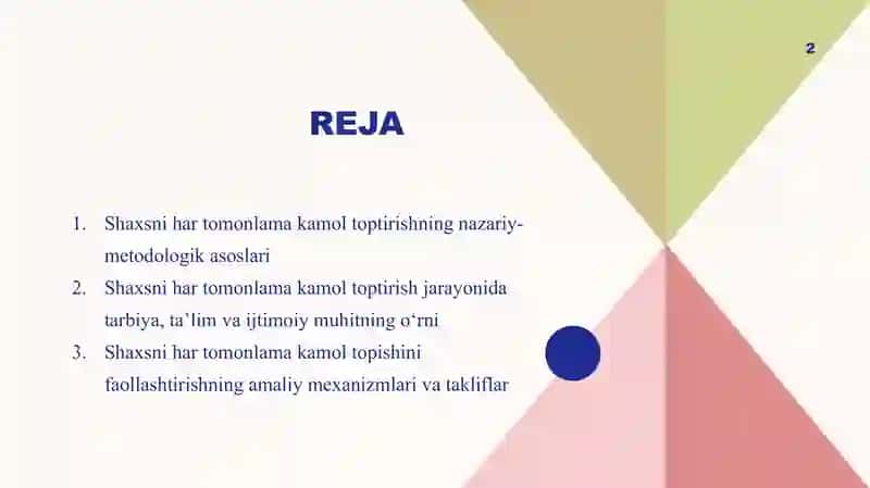 Shaxsni har tomonlama kamol topishini faollashtirish 2
