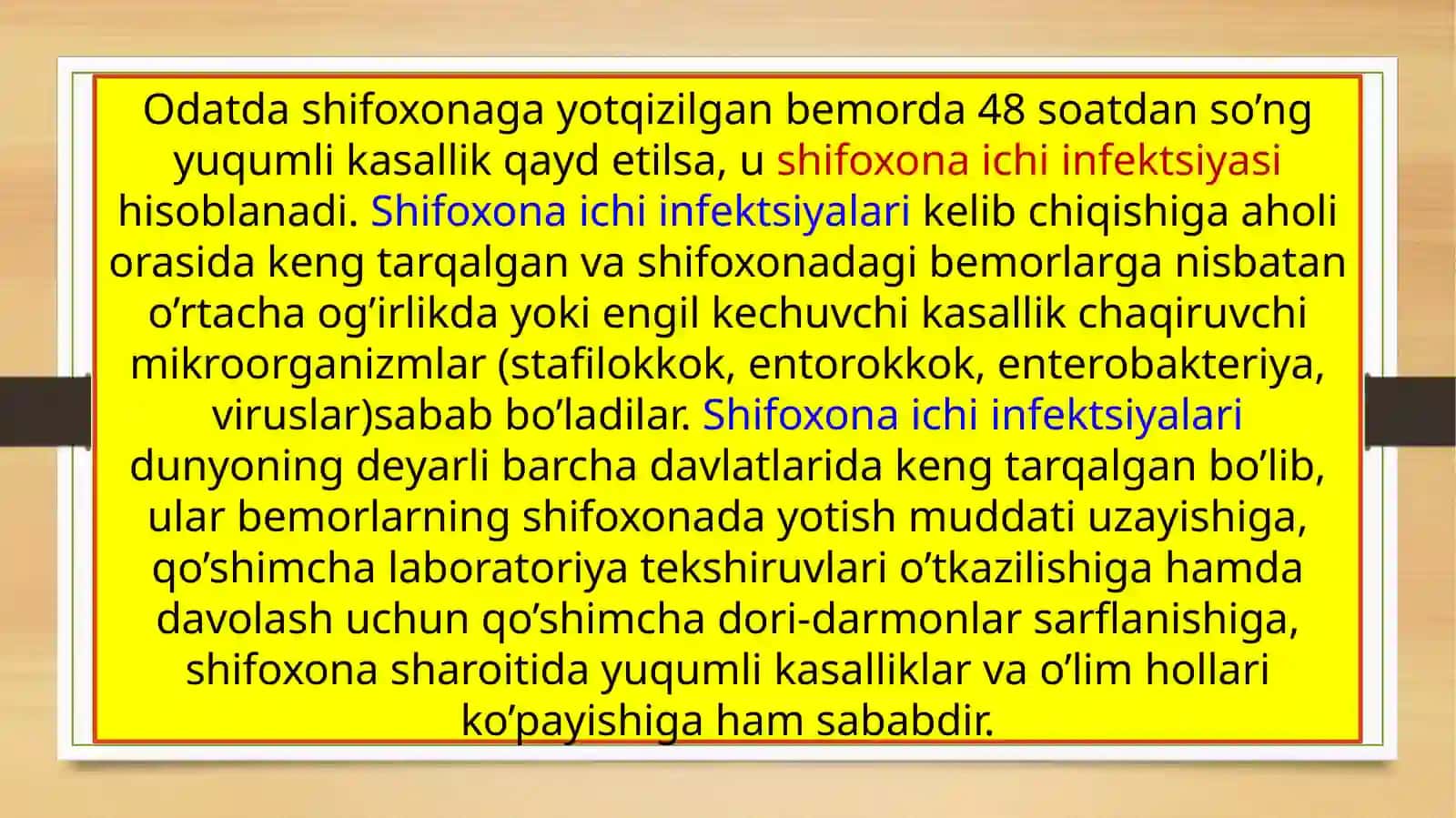 Shifoxona ichi infeksiyasi 2