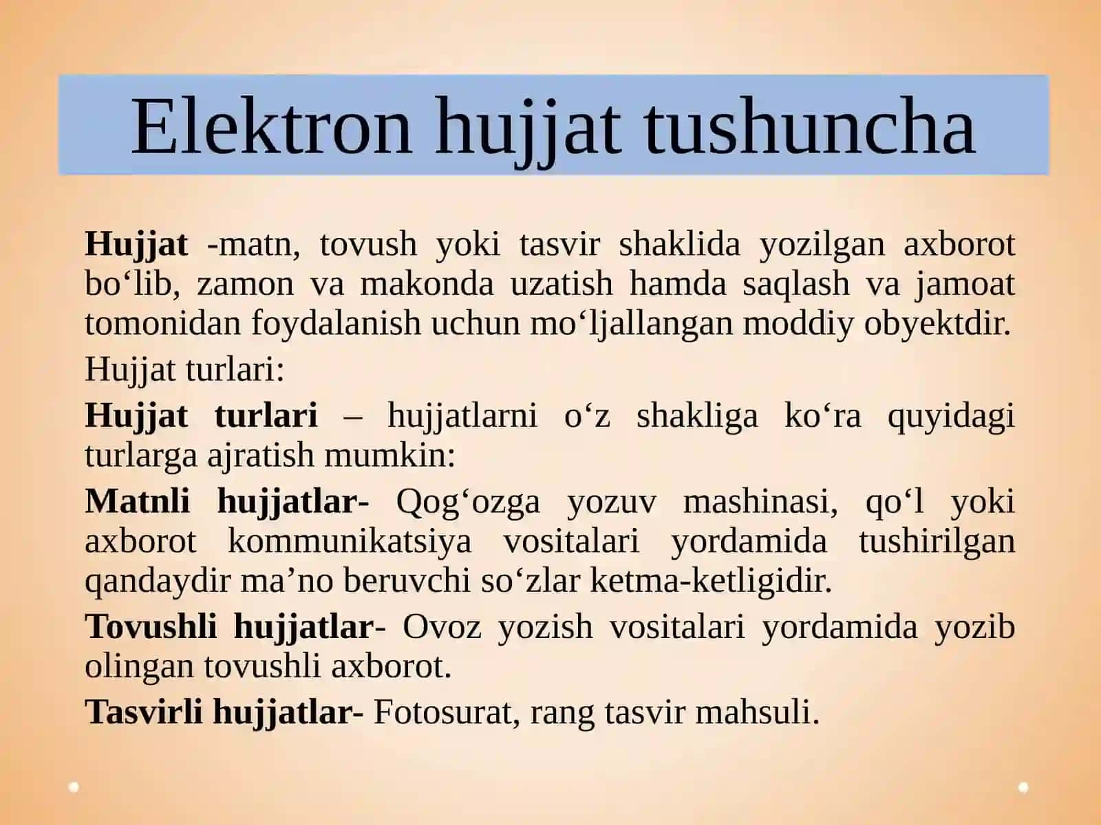 Elektron hujjat aylanishi 2