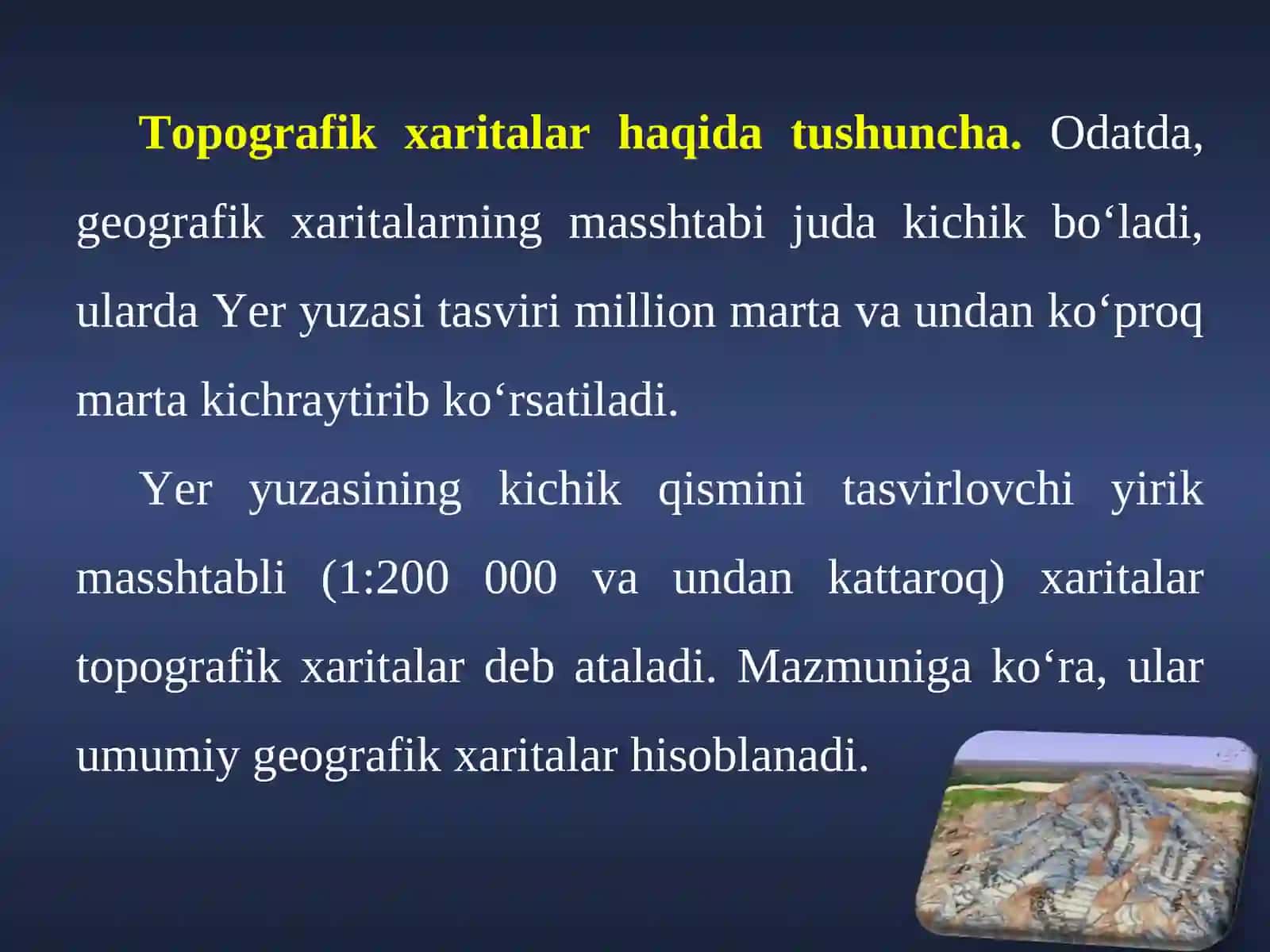 Topografik xaritalar 2