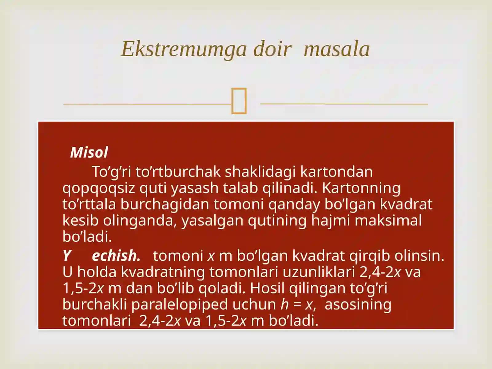 Kartondan qopqoqsiz quti yasash 2